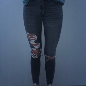 American Eagle grey next level stretch jeans